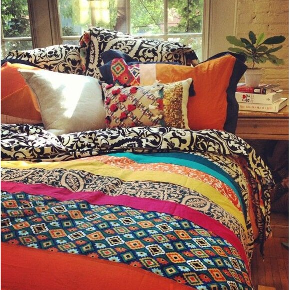 Anthropologie Multicolor Duvet Cover - Picture 2 of 5